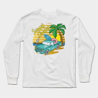 Sunset Chaser - Vehicle - Beach Day Long Sleeve T-Shirt